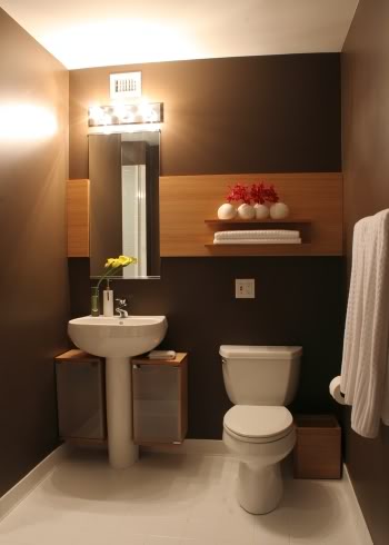 Tiled Bathroom Ideas on Bathroom In Brown Tile  Part 1 In Bathroom Tile Design Ideas On Floor